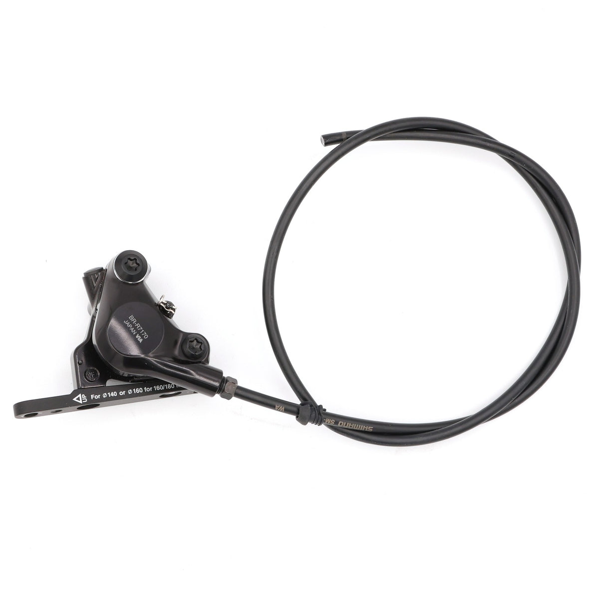 Shimano 105 BR-R7170 Hydraulic Disc Brake Caliper Flat Mount w/ Hose 3