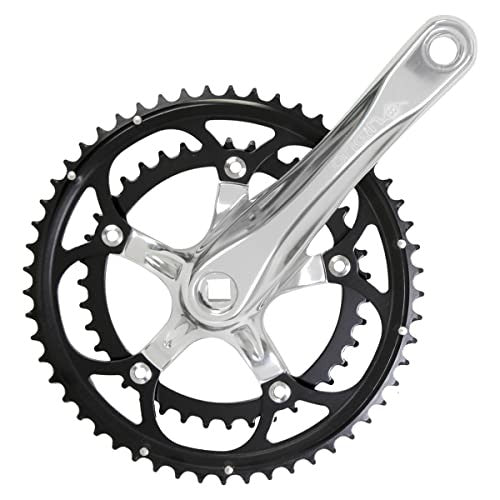 Origin8 Pro Pulsion Alloy Road Crankset, 172 x 53/39, Silver 1