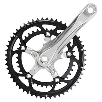 Origin8 Pro Pulsion Alloy Road Crankset, 172 x 53/39, Silver 1