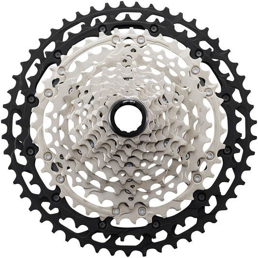 Shimano XT CS-M8100 Cassette - 12-Speed, 10-45t, Silver/Black, Micro Spline 1