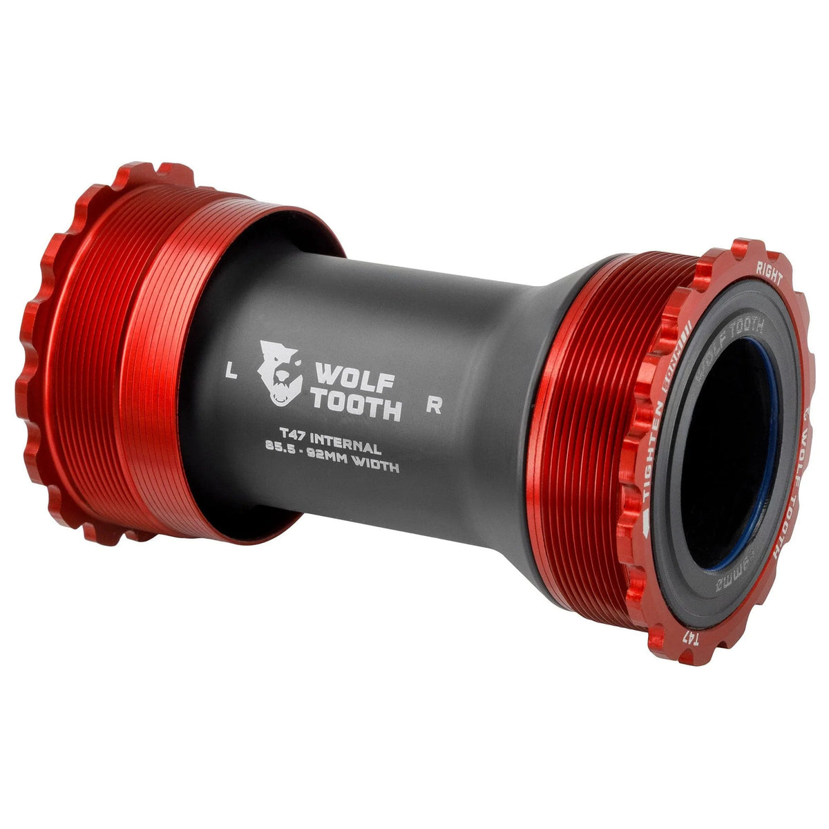Wolf Tooth T47 Internal Bottom Bracket 29mm Spindle Red 85.5-92mm Shell 1
