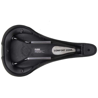 WTB Pure Black Saddle 275mm Width Chromoly Rails Lightweight Padding 5