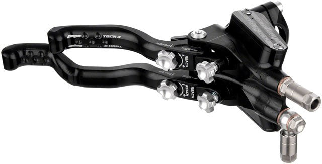 Hope Tech 3 E4 Duo Disc Brake/Lever Right Front & Rear Post Black 2