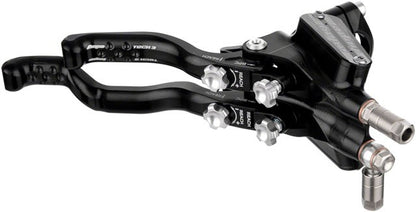 Hope Tech 3 E4 Duo Disc Brake/Lever Right Front & Rear Post Black 2