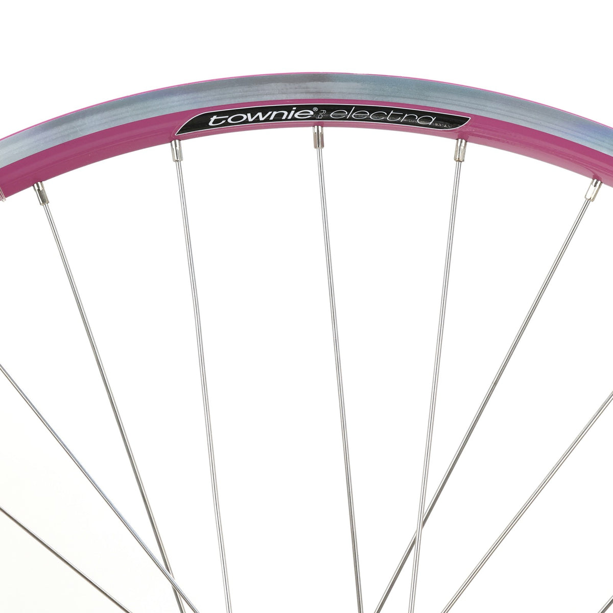 Electra Townie 21D Rear 26'' Wheel, Freewheel, Rim Brake, QR, Purple 6