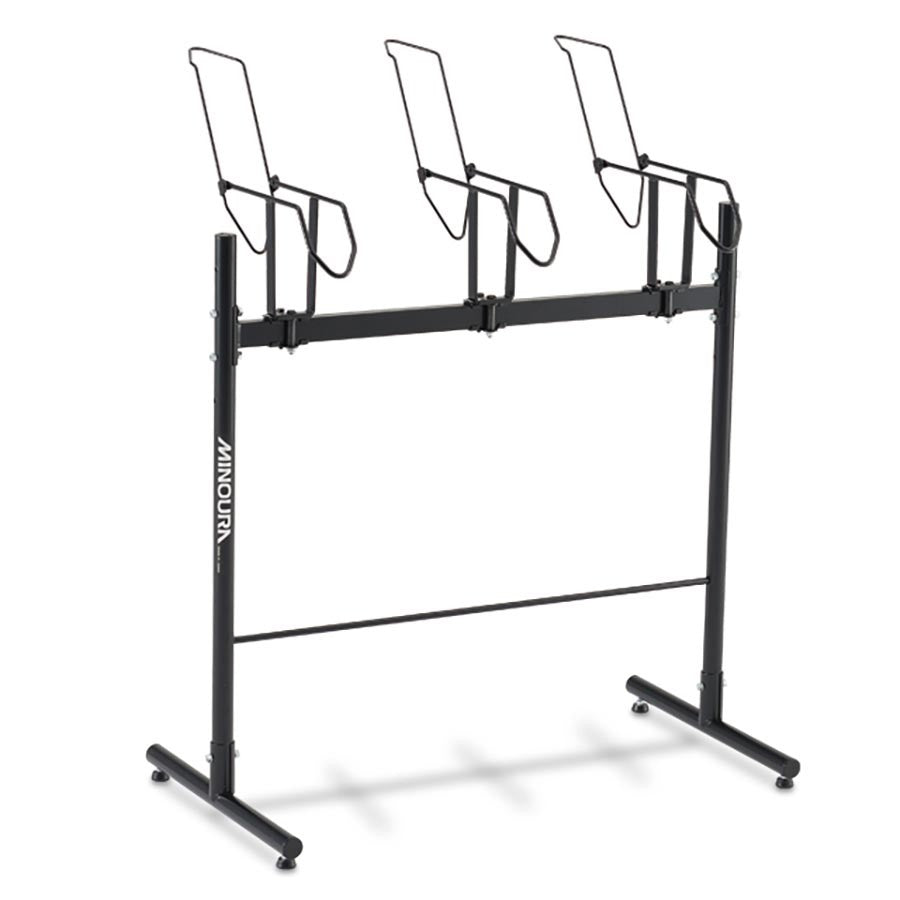 Minoura DS-4200 Free Standing Black Bike Rack Holds 3 Bikes Vertically 4