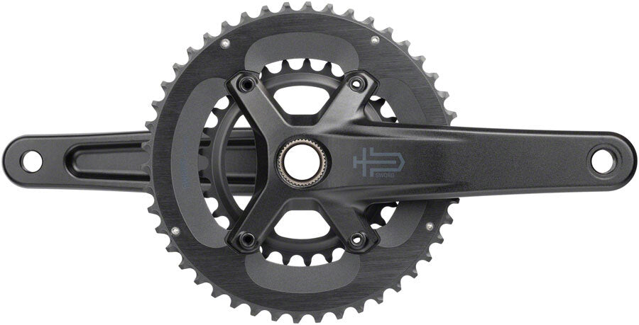 microSHIFT Sword 2x Crankset - 170mm 10-Speed 46/29t 110 Asym BCD 24mm Spindle 1