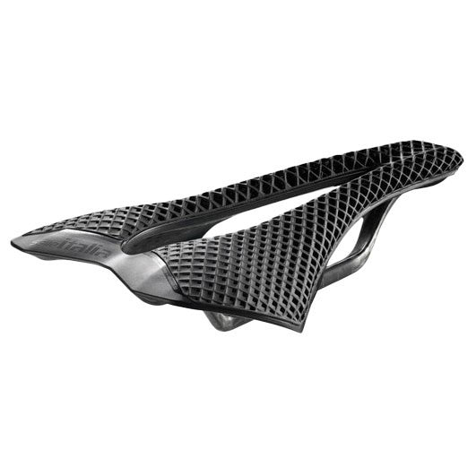 Selle Italia SLR 3D Carbon, S3, Carbon Rails, 3D Printed, Black 2