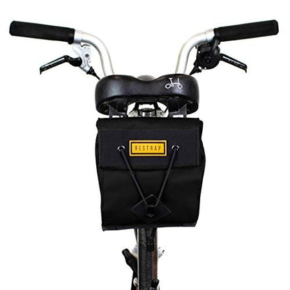 Restrap Cycling "City Saddle Bag" for Folding Bikes - Small 1.2L, Black 3