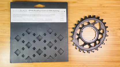 absoluteBLACK OVAL RaceFace Cinch n/w DM Chainring 26t - Black 1