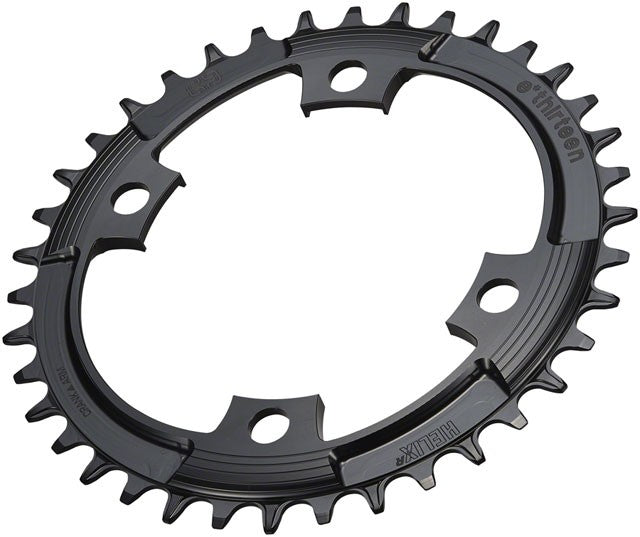 e*thirteen Helix R 107 BCD 4-Bolt Chainring - 40t, 11/12-Speed, 107BCD, Black 2