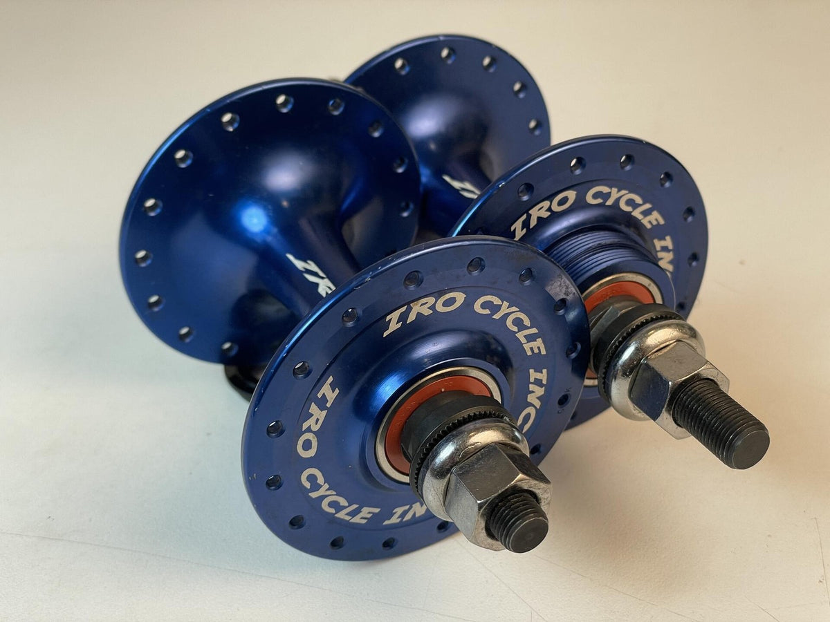 IRO Cycle Formula Track Hubs F / R 32h Fix/Fix Sealed Bearing - Blue Anodized 2