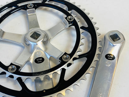 Campagnolo Centaur 10-Speed 170mm Crankset 53/39t TISO Chainrings - BBS Custom 8
