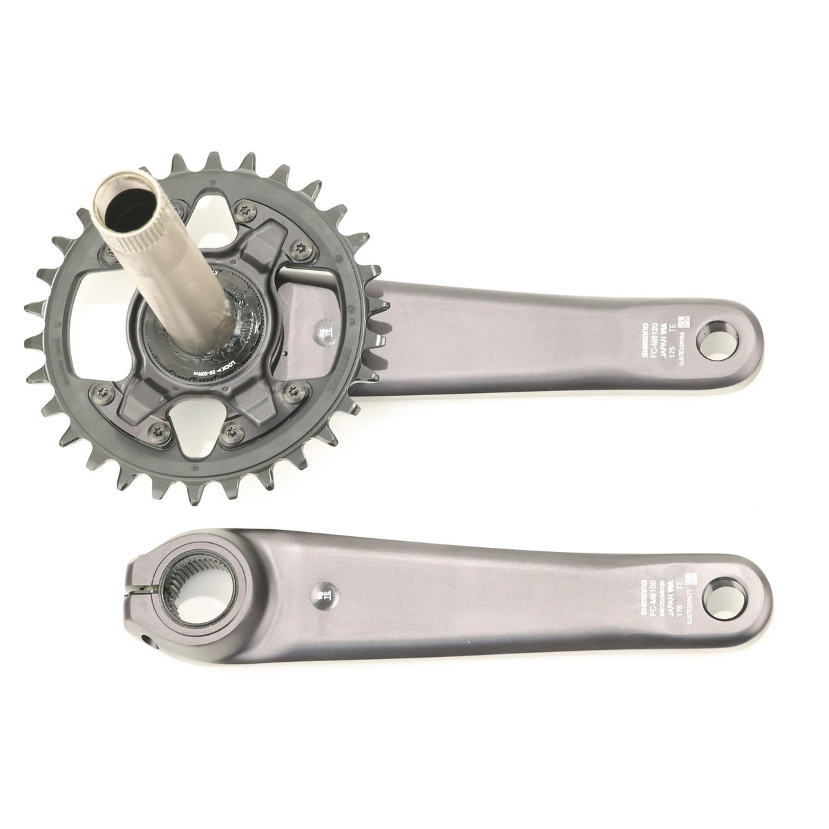Shimano Deore XT FC-M8120-1 Crankset, 12-Speed, 175mm, 30T, 55mm Chainline, Boos 2
