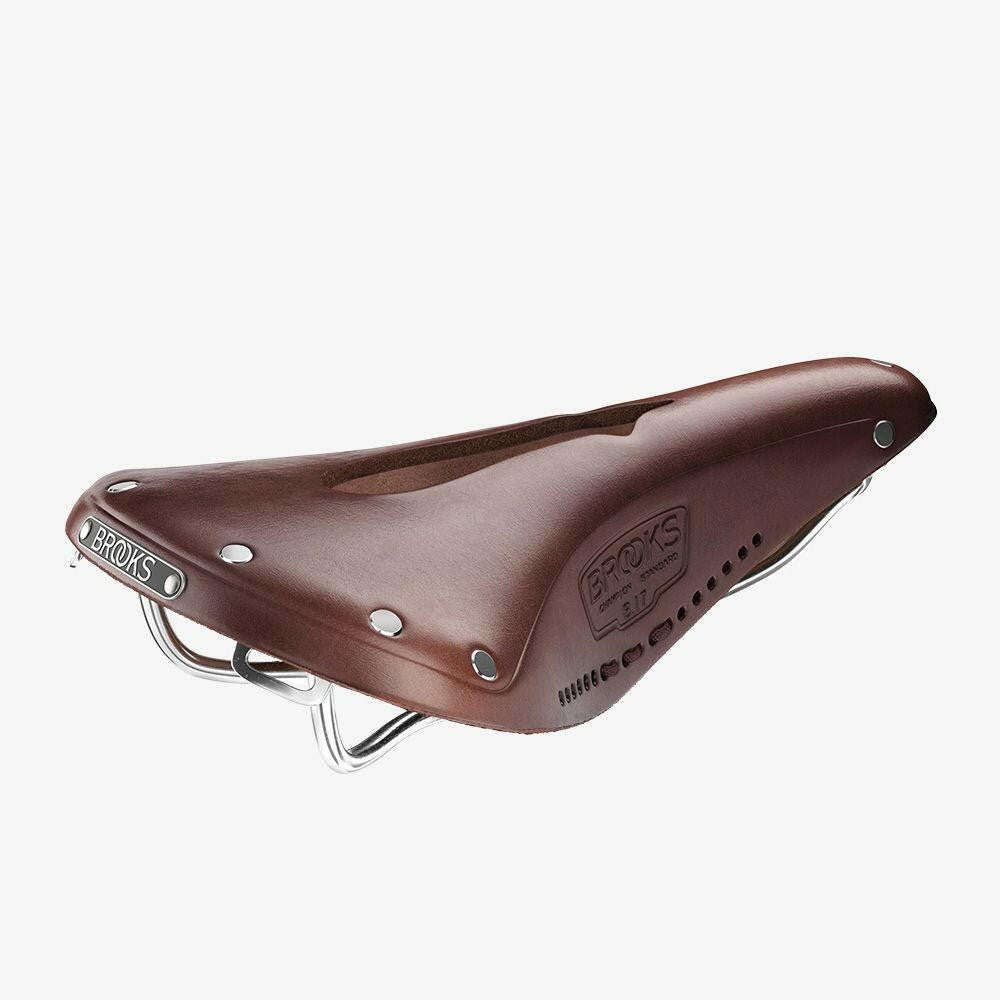 Brooks B17 Carved Leather Saddle Brown B-17 Men's Standard Imperial 1