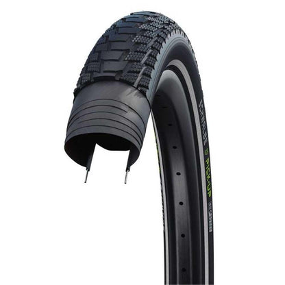 Schwalbe Motion Pick-Up Tire - 20 x 2.35 Black/Reflex, Clincher Super Defense 6