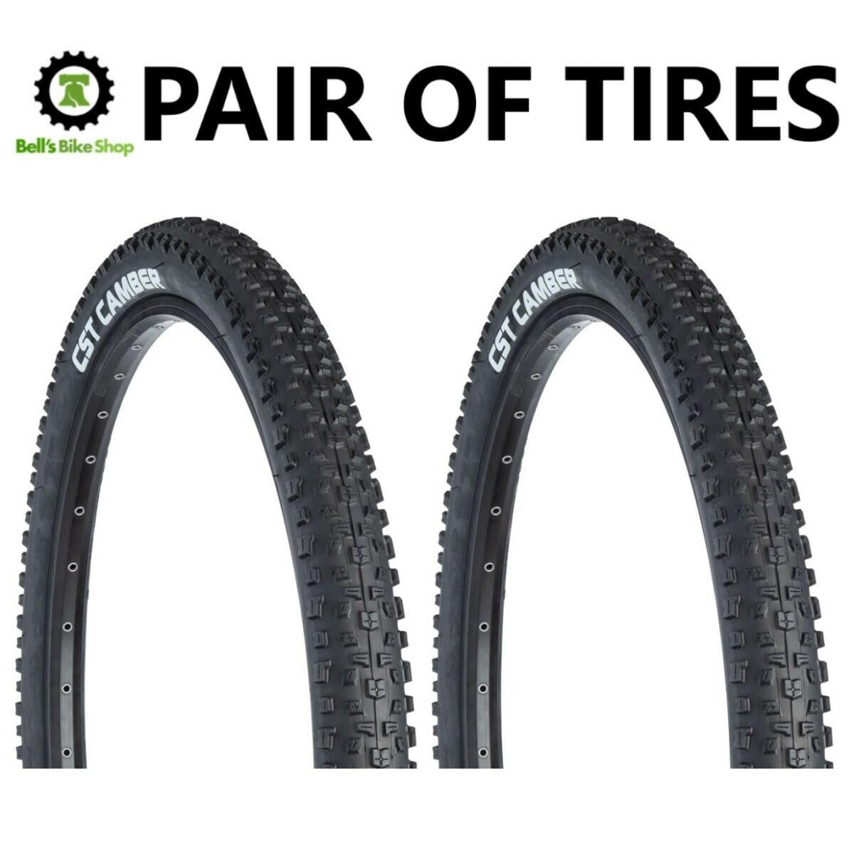 2 PACK: CST Camber Tire 26x2.25 Black Wire MTB Mountain Bike 26" - PAIR 1