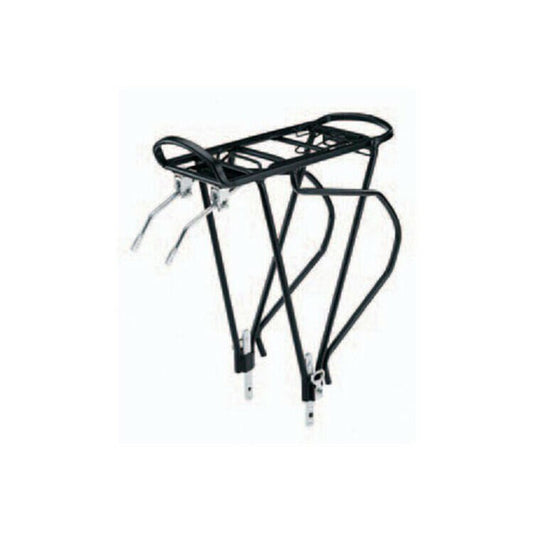 Sunlite Bicycle HD Touring Rear Rack Black Adjustable Fits 26" / 700c Frames 1