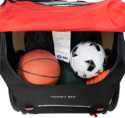 Burley Honey Bee Kids Trailer One size Red/Black 9
