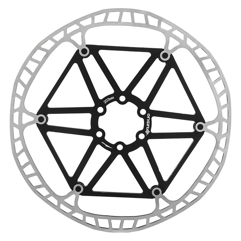 Origin-8 SpeedCheck Two-Piece Disc Rotors Brake Part Disc Rotor 2p 6b 203mm Bk 1