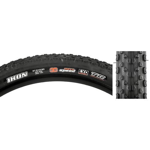Maxxis Ikon EXO 650B Tubeless 3C Folding 27.5" x 2.20" Mountain Tire 120 TPI 1