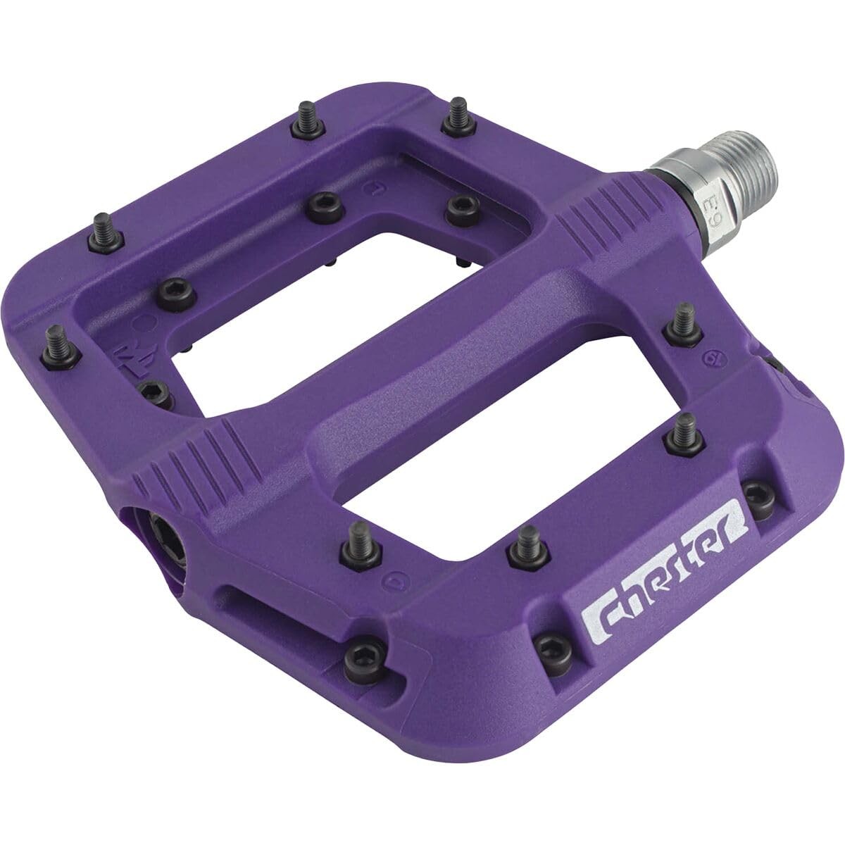 Raceface Chester Small Platform Pedals Body: Nylon Spindle: Cr-Mo 9/16" Purple 2
