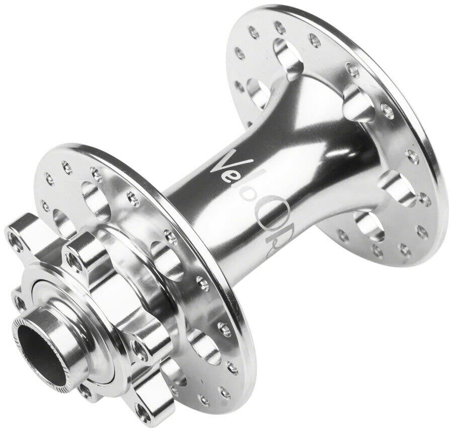 Velo Orange Front Hub - QR x 100mm/12mm/15mm Thru 6-Bolt Polished 32H 1