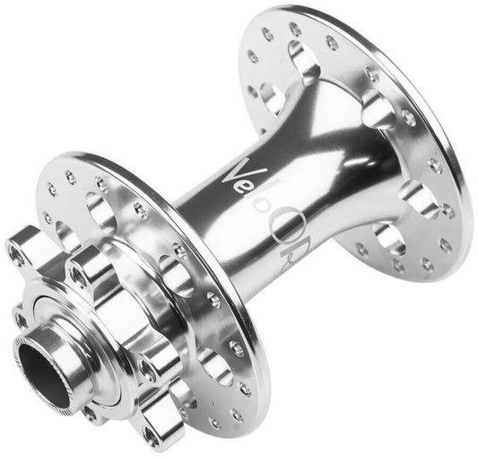 Velo Orange Front Hub - QR x 100mm/12mm/15mm Thru 6-Bolt Polished 32H 1