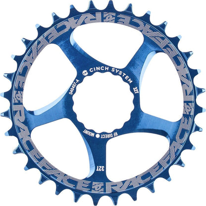 RaceFace Narrow Wide Chainring: Direct Mount CINCH 26t Blue 1