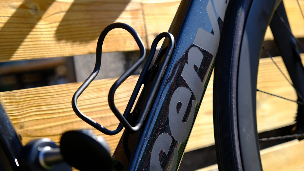 SILCA Sicuro Titanium Bike Water Bottle Holder, Lightweight - Black 6