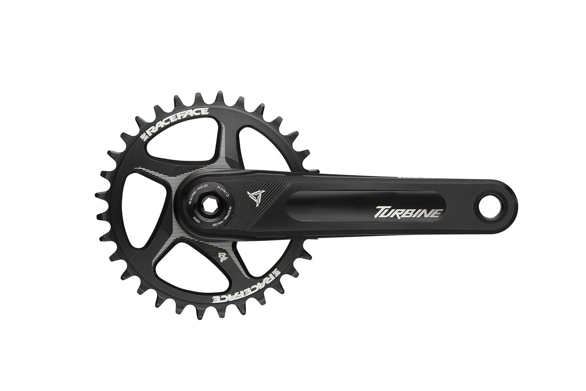 RaceFace Turbine Crank Arm Set - 165mm 143 Spindle Black 2