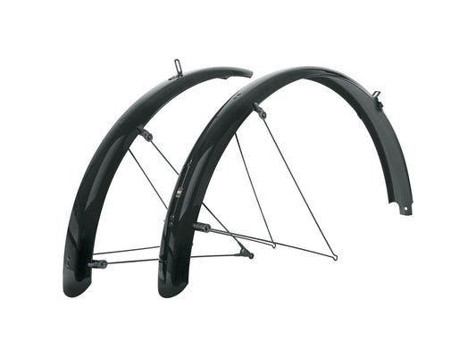 SKS Bluemels B65 Fender Set 27.5/29˝/700c x 1.75-2.25˝, Front and Rear Black 1