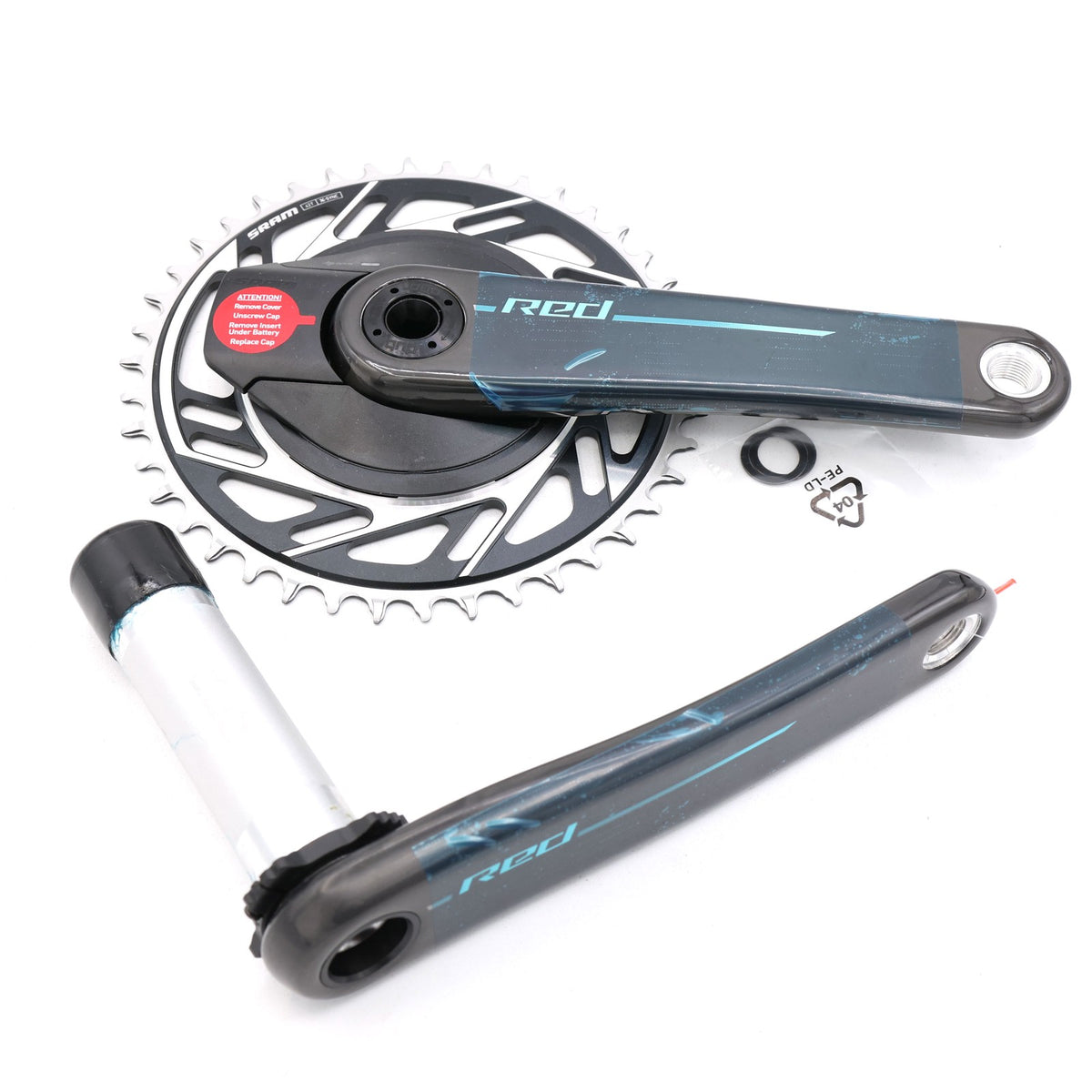 SRAM RED XPLR DUB Wide AXS E1 Quarq Power Meter Crankset 42t 2