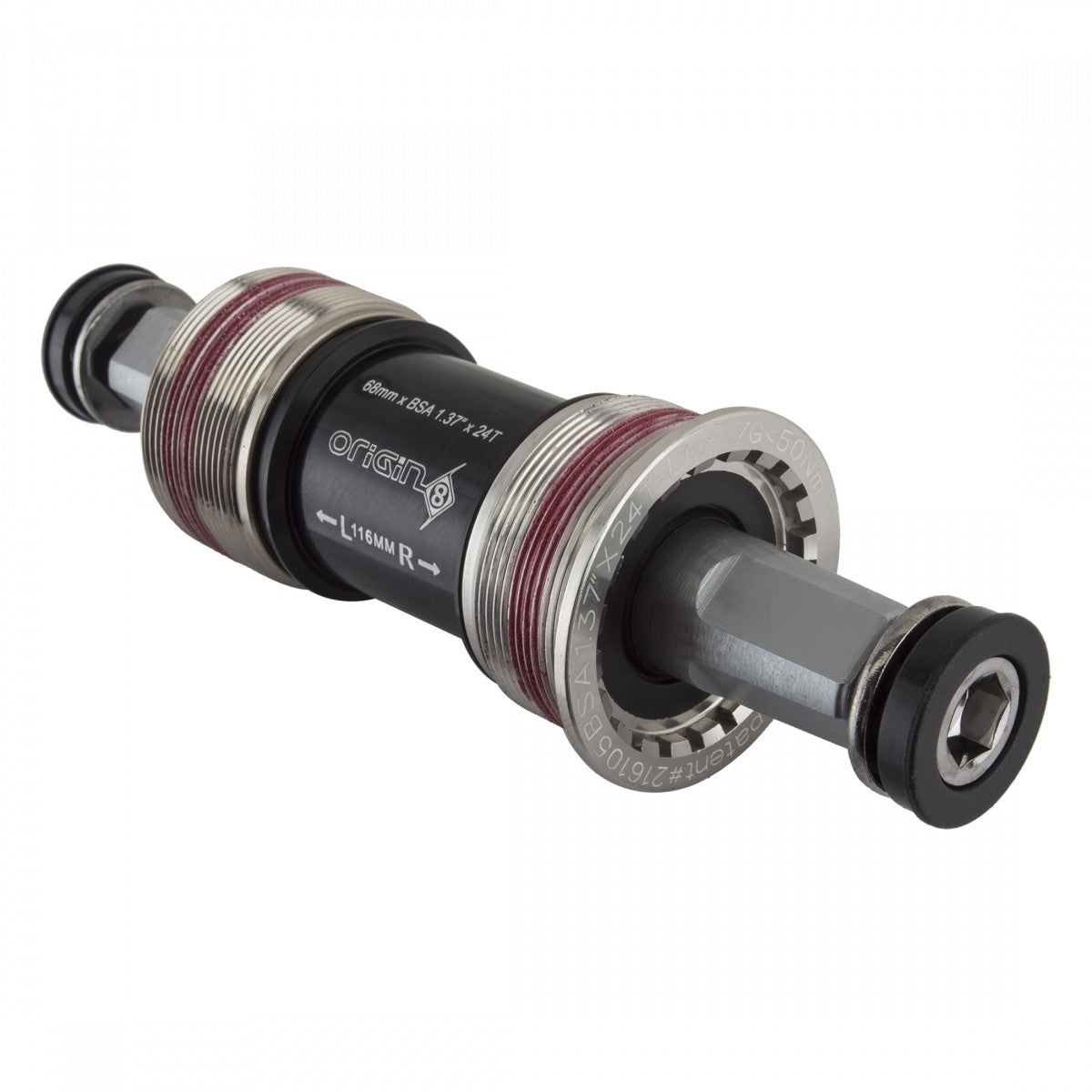 Origin8 TorqLite Square Taper JIS BSA 68x116mm Sealed Bottom Bracket 1