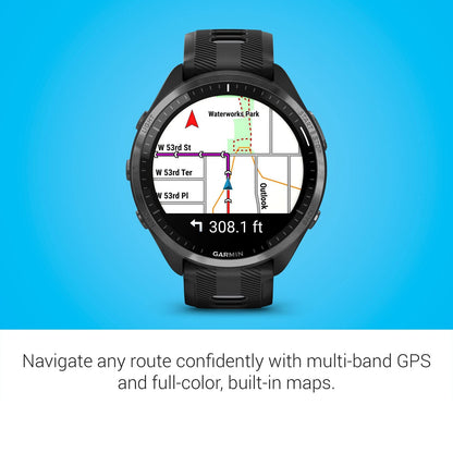 Garmin Forerunner 965 Running Smartwatch AMOLED Black/Powder Gray 010-02809-00 5
