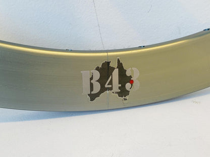 Velocity B43 700c Rim Set 32h Olive Mist Gray NMSW - Made in Australia 4