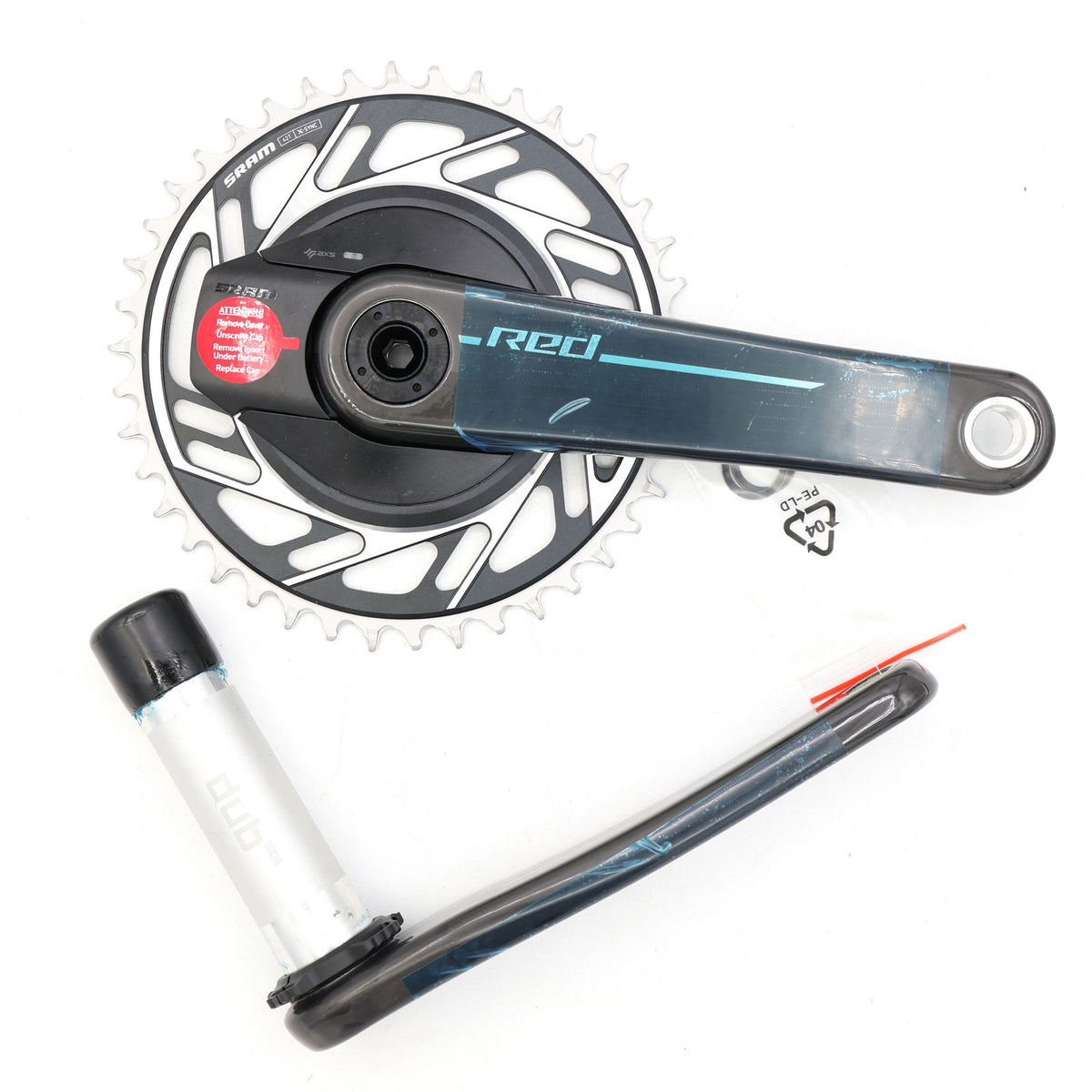 SRAM RED XPLR DUB Wide AXS E1 Quarq Power Meter Crankset 42t 1