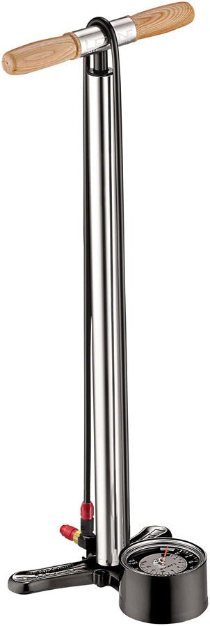 Lezyne Alloy Floor Drive Pump Standard Length: ABS-1 Chuck, Silver 1