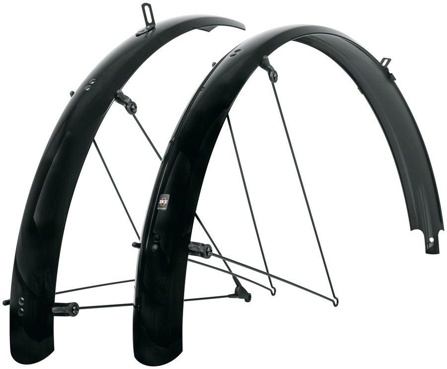 SKS B60 Bluemels 26" x 1.6-2.1" Full Coverage Fender Set, Black, 60mm 1