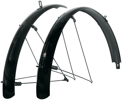SKS B60 Bluemels 26" x 1.6-2.1" Full Coverage Fender Set, Black, 60mm 1