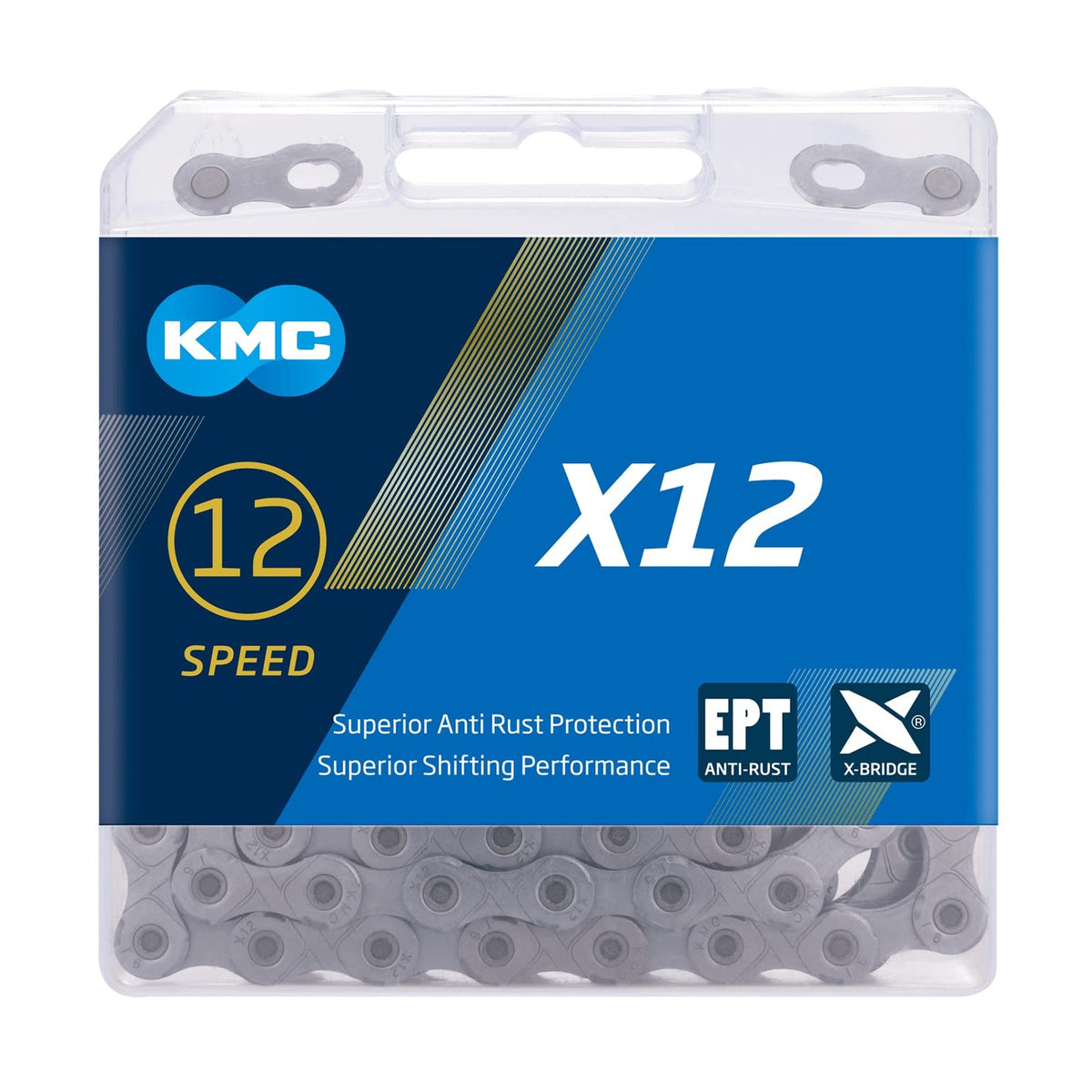 KMC X12 12-Speed High-Performance Bicycle Chain, TI Gold 6