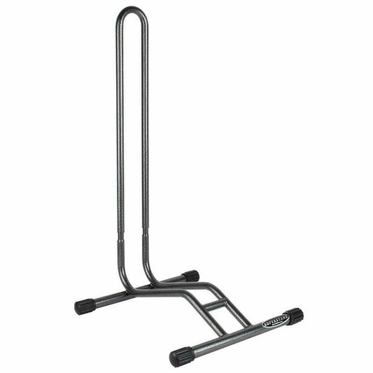 Willworx Super Display Stand for 1 Bicycle, Grey, Single Bike Floor Stand 1