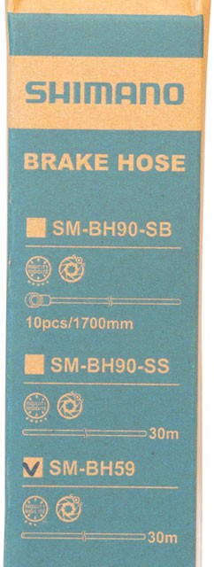 Shimano SM-BH59/SM-BH63 Bulk Hydraulic Disc Brake Hose Roll - 30M, Black 2