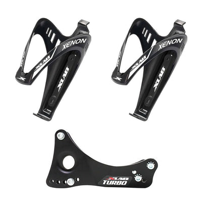 XLAB Turbo Wing Saddle Mounted Dual Water Bottle Carrier System w/ Xenon Cages 1