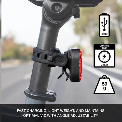 Niterider Lumina Boost 1250 + Vmax+ 180 Bike Light Combo Pack 1250 Front & 180 5