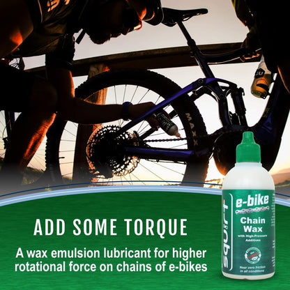Squirt SQ-101 E-Bike Chain Wax Lubricant High-Pressure for Electric Bikes 500mL 3