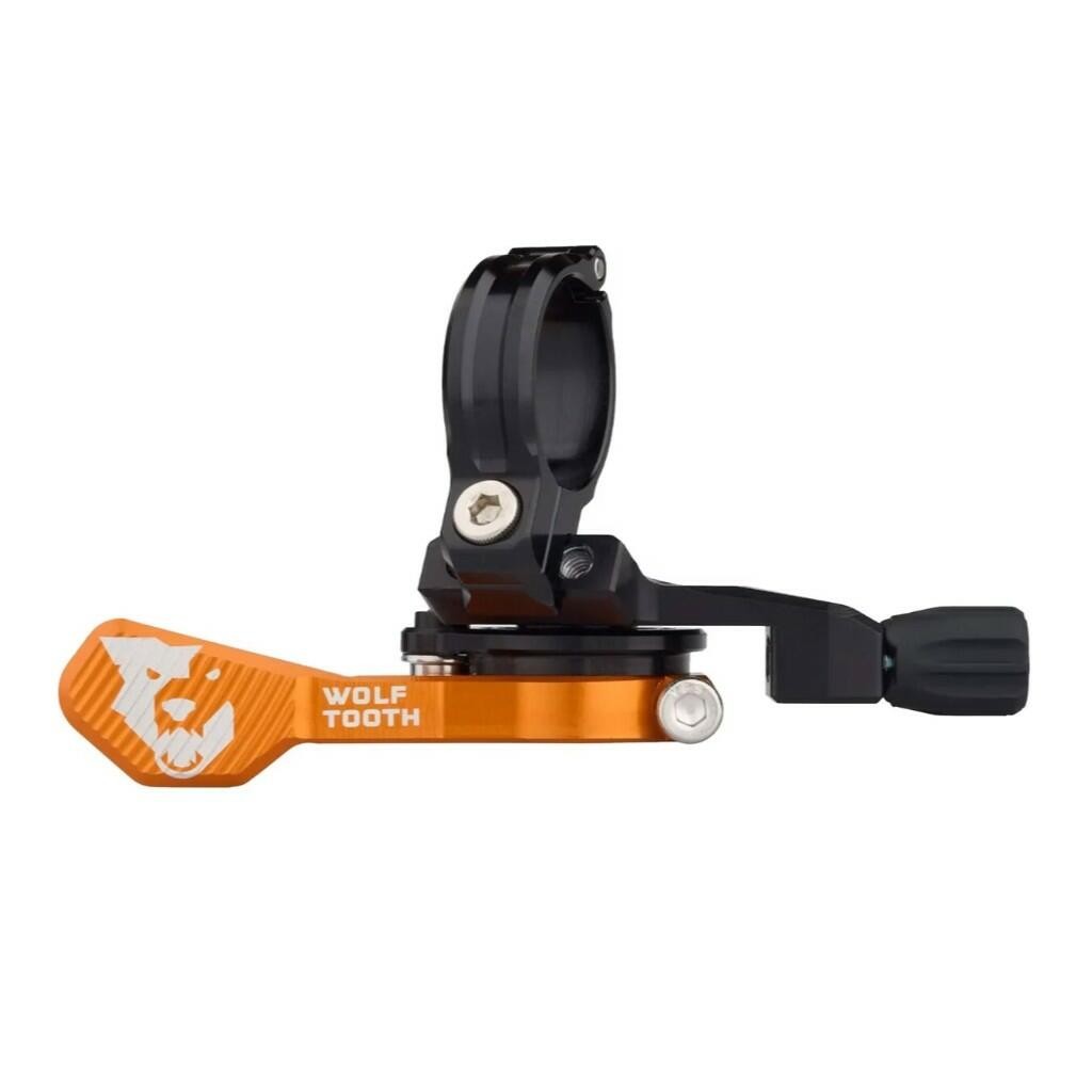 Wolf Tooth: Remote Light Action Dropper Lever 22.2mm Limited Edition Orange 1