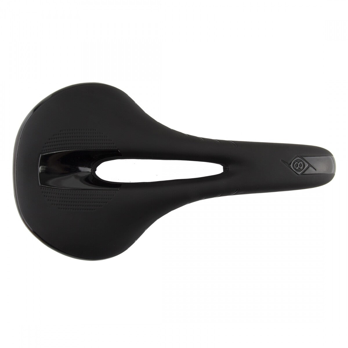 Origin-8 Quantum Flo Unisex Saddle Black w/ Comfort Cut-Out & CrMo Rails 3