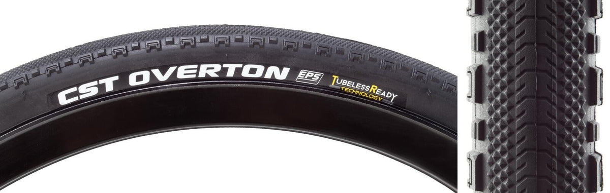 CST Overton Tire 700x40 Folding DC/EPS/TR Black Bike Tire 1