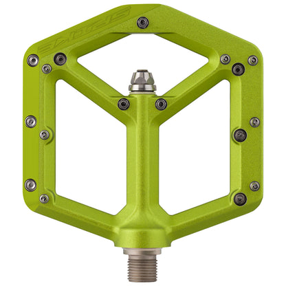 Spank Spike Pedals - Platform, Aluminum, 9/16", Green 2